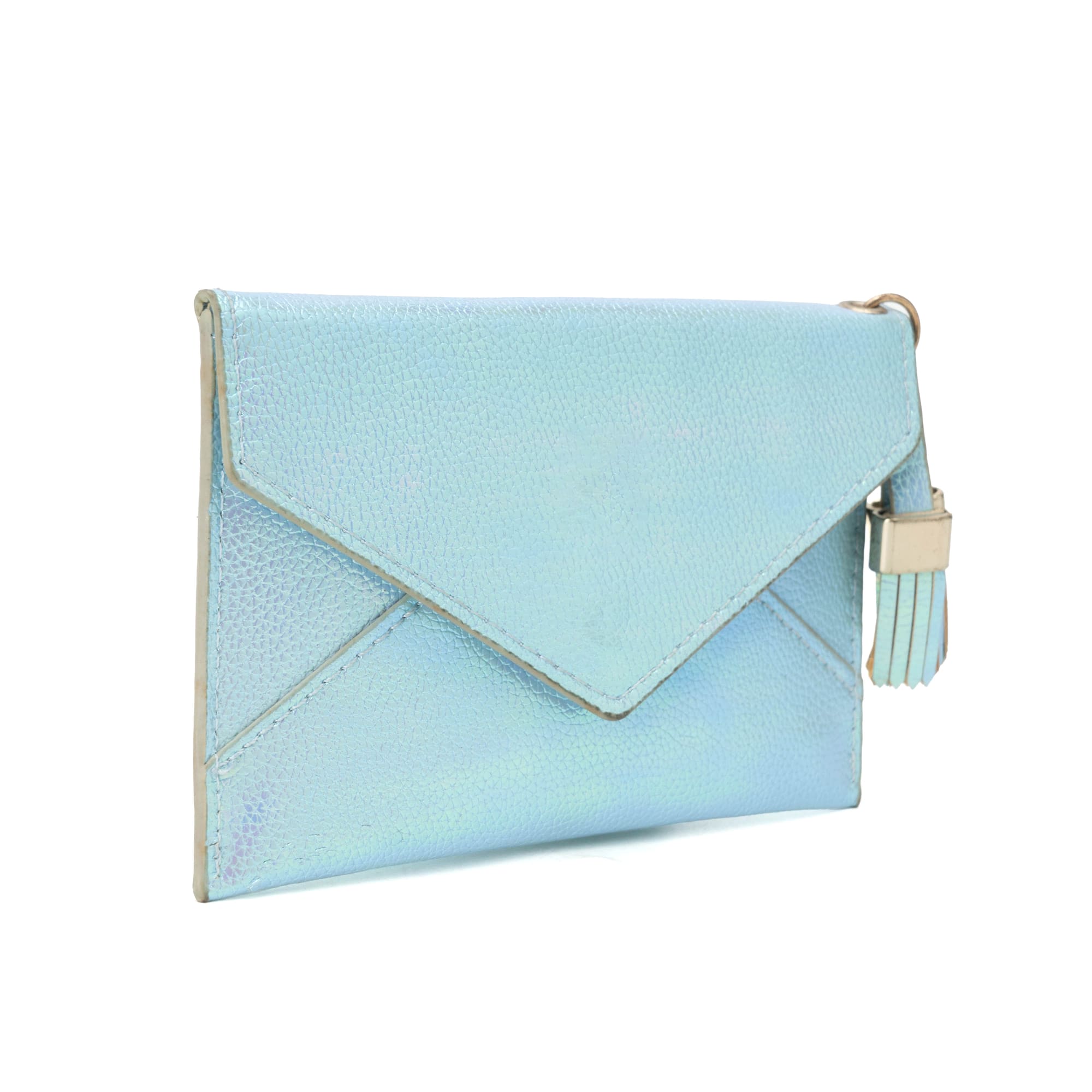 Holographic Envelope PU Leather Long Wallet