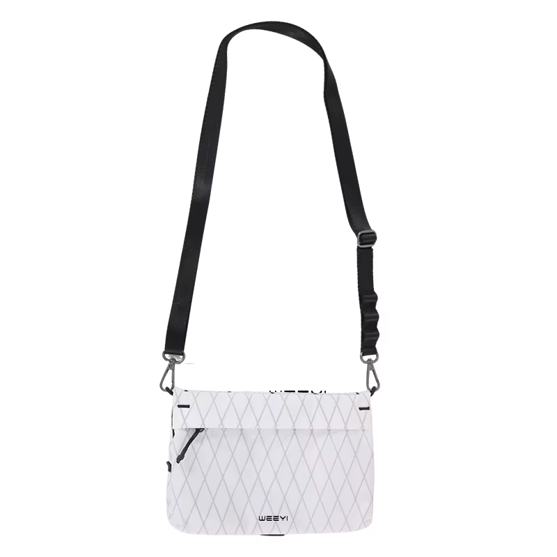 Water-Resistant Quilted Nylon Mini Crossbody Pouch